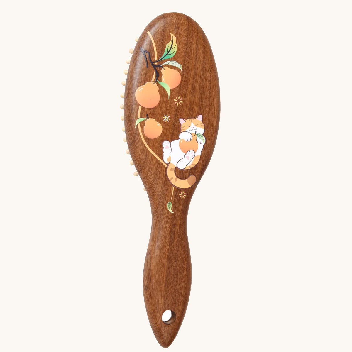 Brosse à poils de chat orange Brosse à poils de chat orange