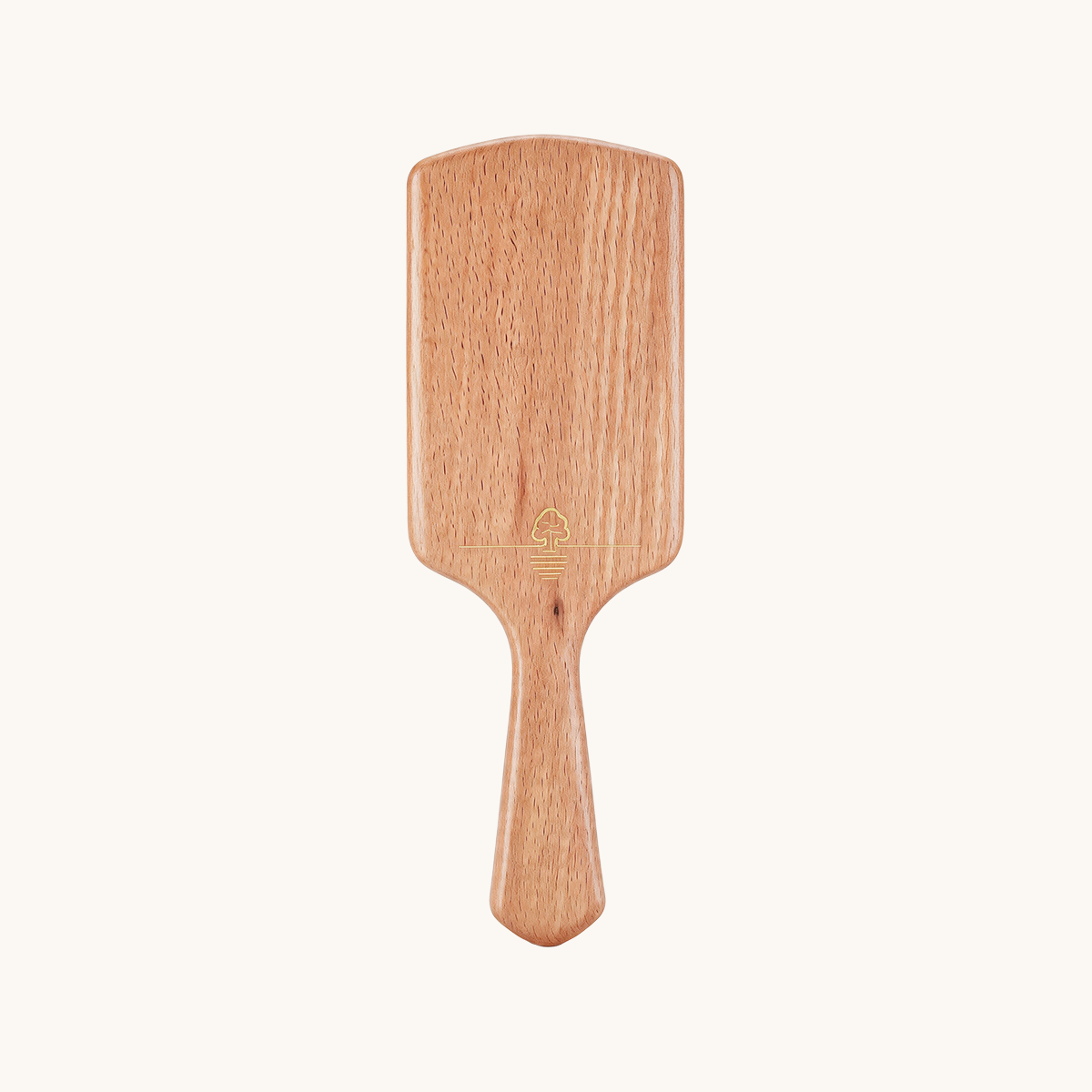 Brosse à cheveux en bois de hêtre avec épingles en métal Brosse à cheveux en bois de hêtre avec épingles en métal