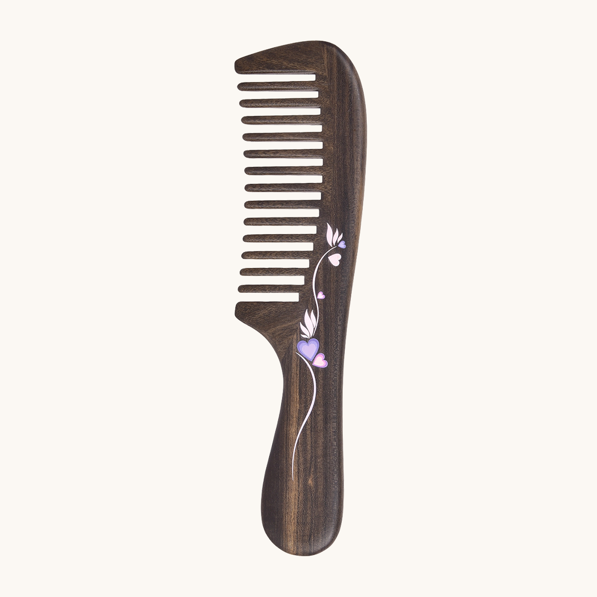 Peigne à cheveux Cœurs et Rosée Peigne à cheveux Cœurs et Rosée
