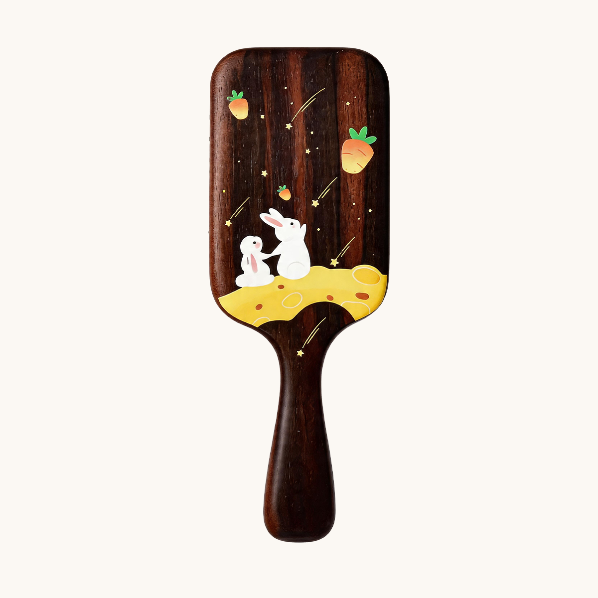 Brosse à cheveux carotte lapin Brosse à cheveux carotte lapin