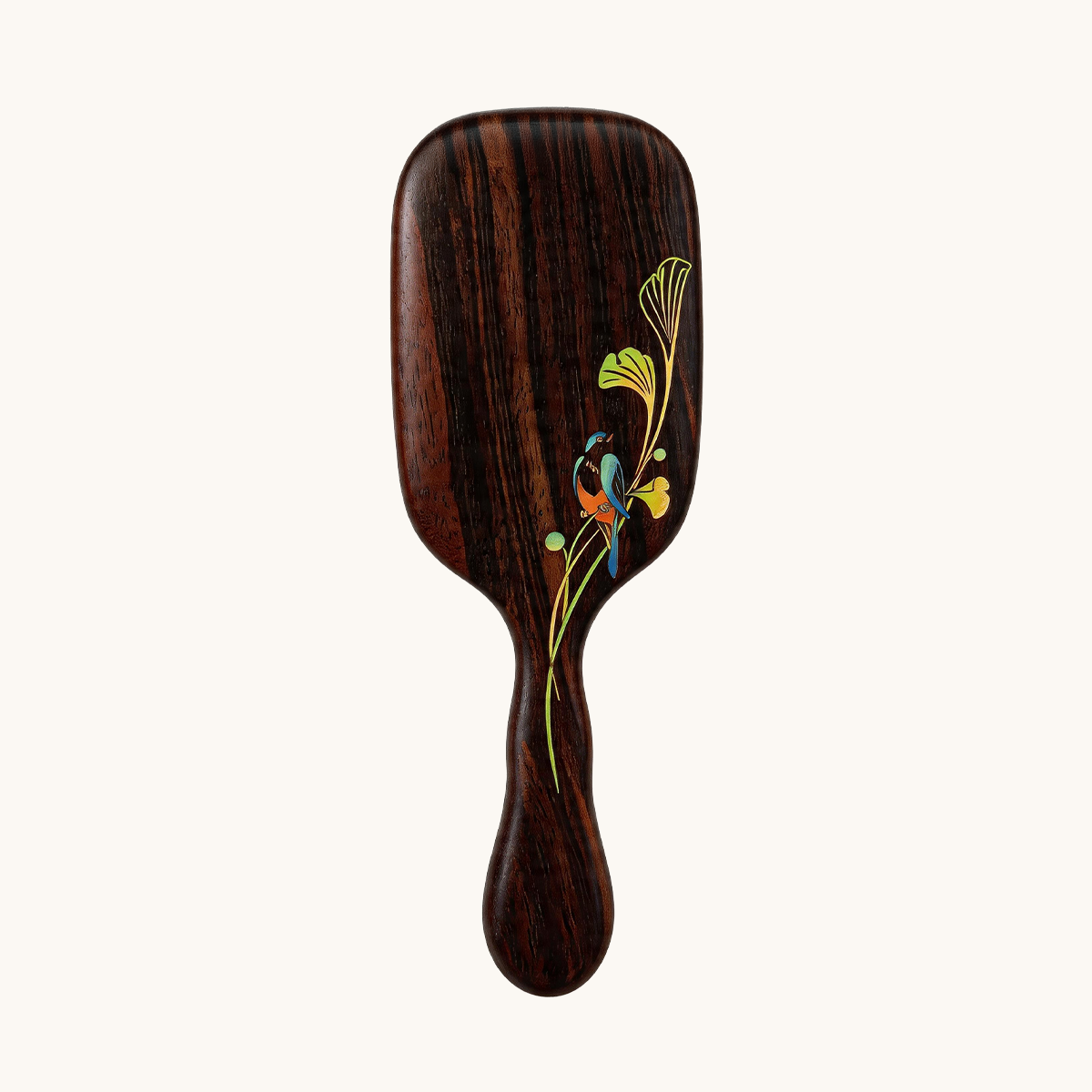 Brosse à cheveux en bois d'ébène - Porte-bonheur Brosse à cheveux en bois d'ébène - Porte-bonheur